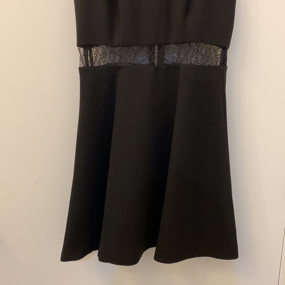 BCBGeneration black cocktail dress w/lace detail - Picture 3 of 7